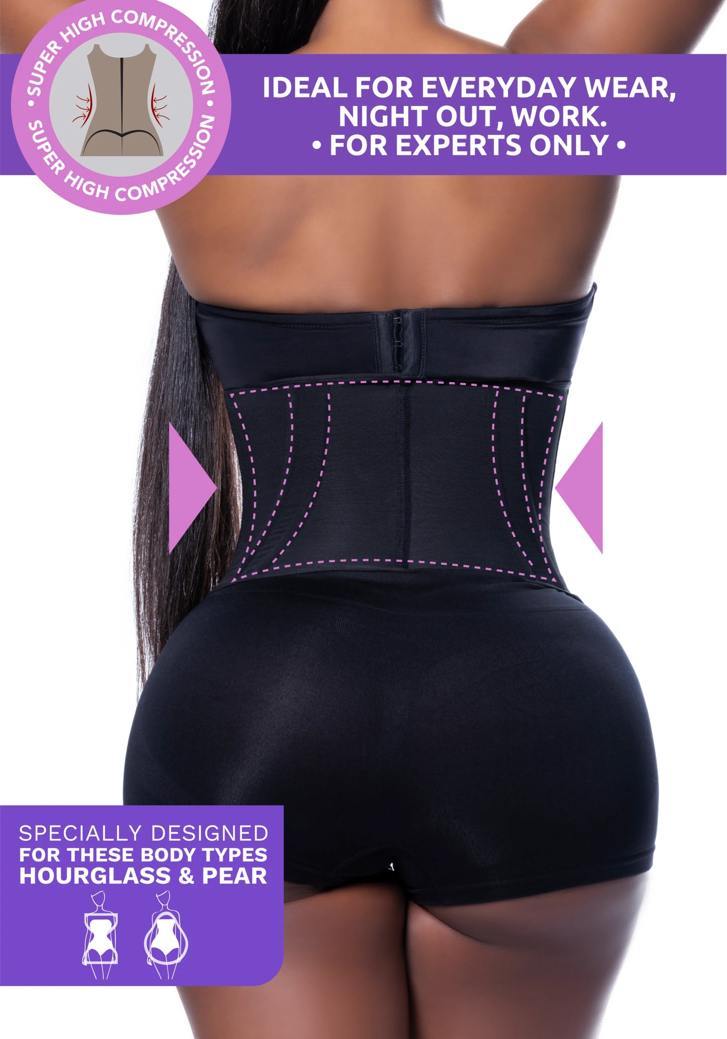 Lipo |  Stage 4 Faja Waist Cincher | Hourglass Faja Colombiana