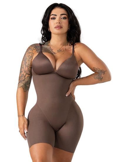 Seamless Soft Control Bodysuit with Cups| Daily Waist Snatching Shapewear