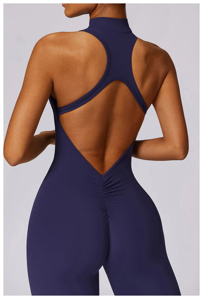 V Back One-piece