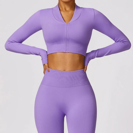 Carethier Slim Fit Sports Jacket – Quick-Dry Running & Workout Top