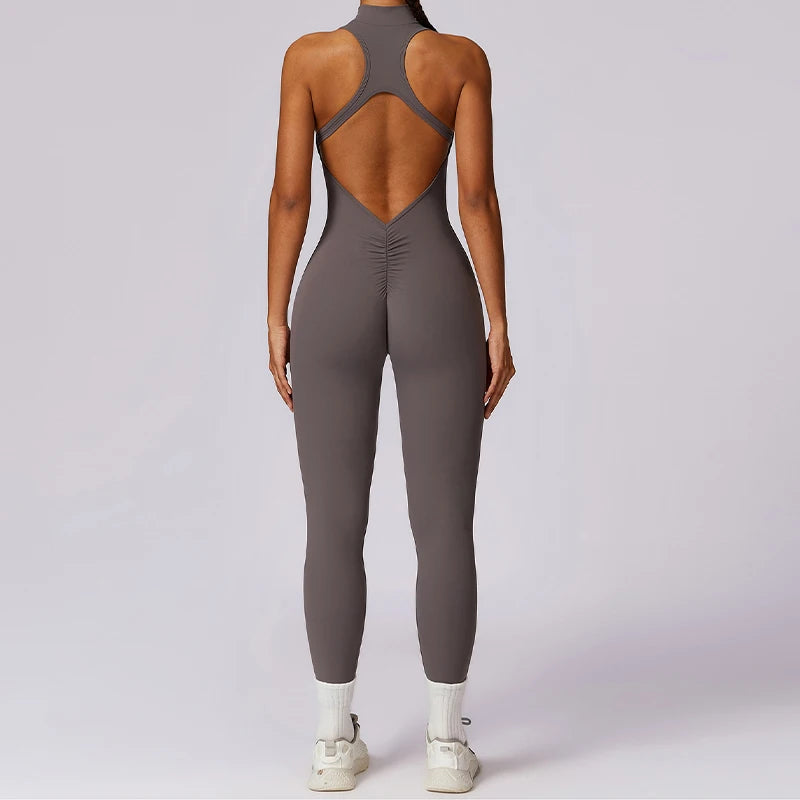 V Back One-piece