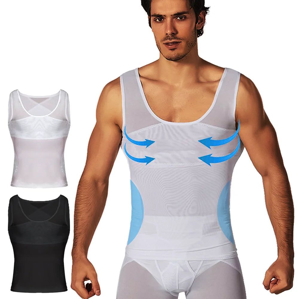 Men's Slimming Compression Workout Vest
