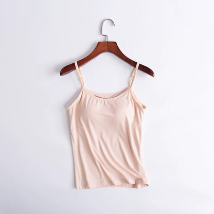 ModaChic™ Camisole tank top built bra