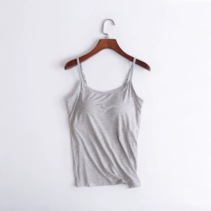 ModaChic™ Camisole tank top built bra