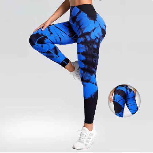 New Tie-Dye Seamless Yoga Leggings