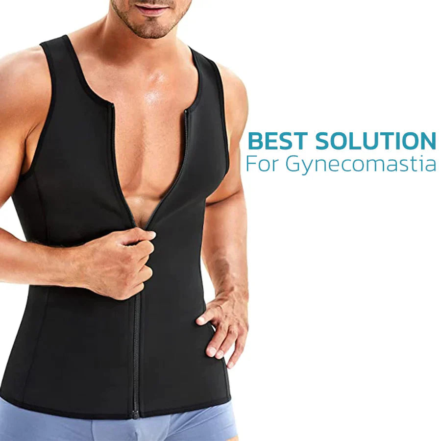 Pack 3 - Gynecomastia Compression Zipper Vest