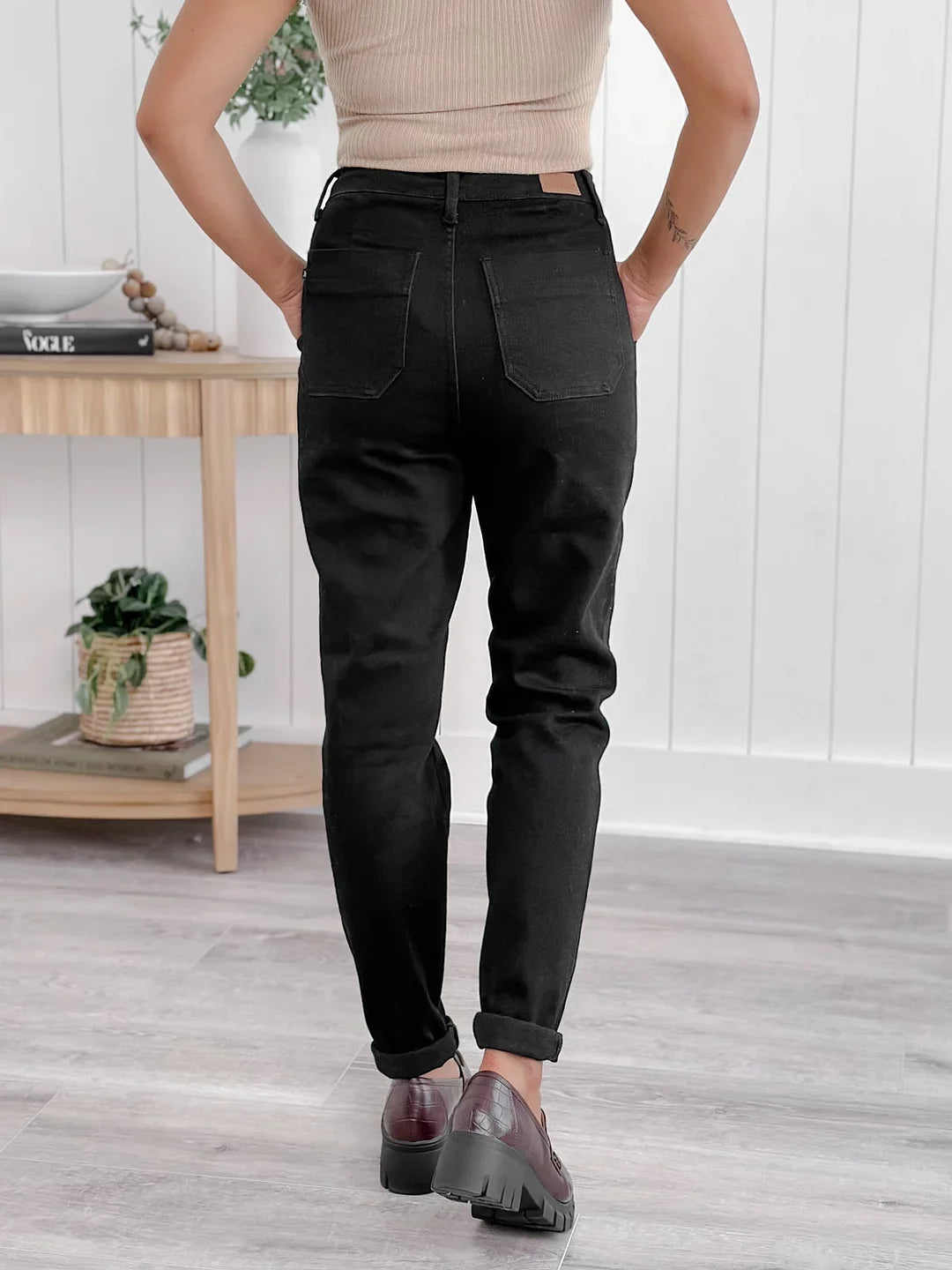 Shecurve Stretch Pull On Denim Joggers