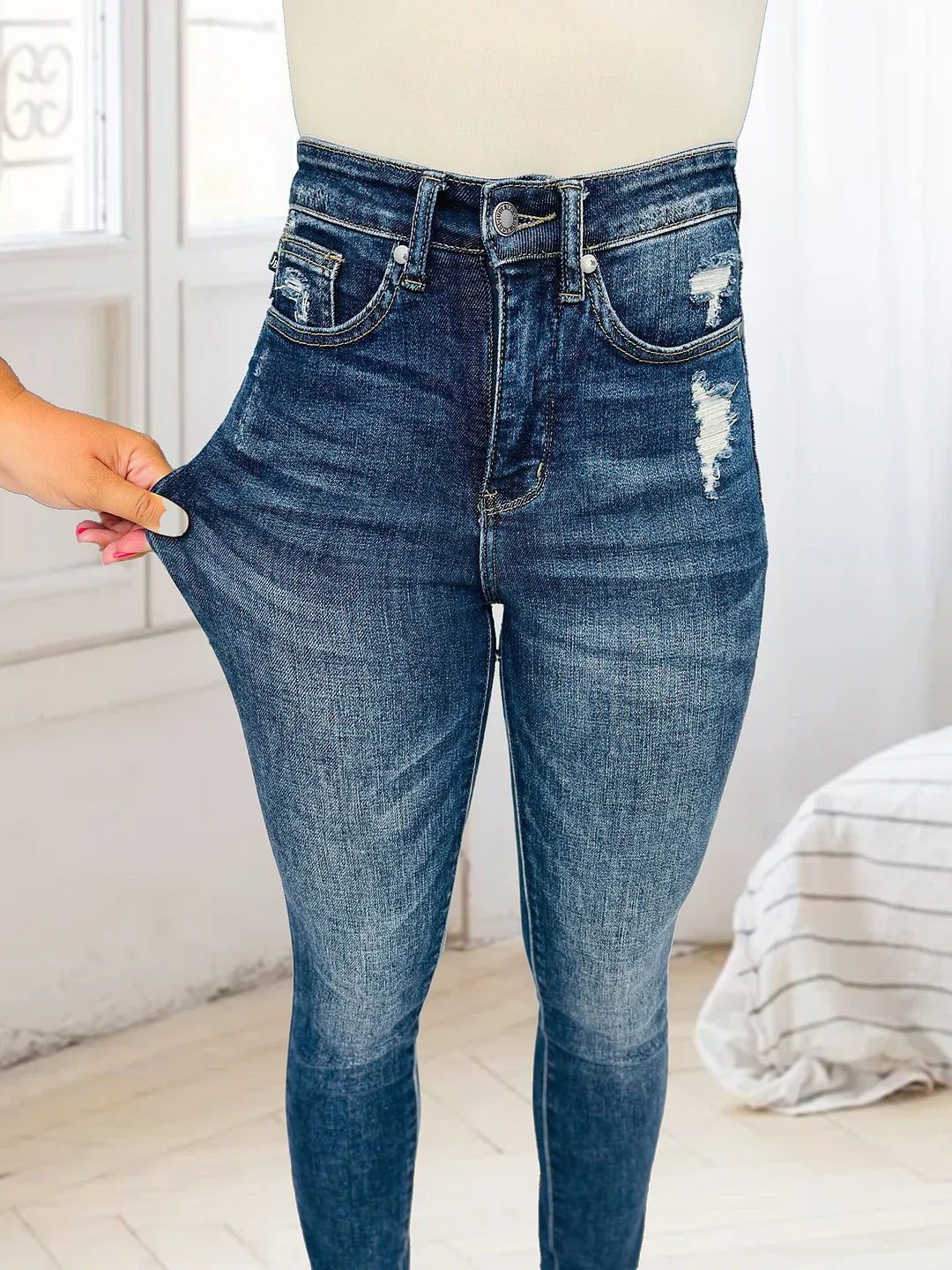 SheCurve Tummy Control Skinny Jeans