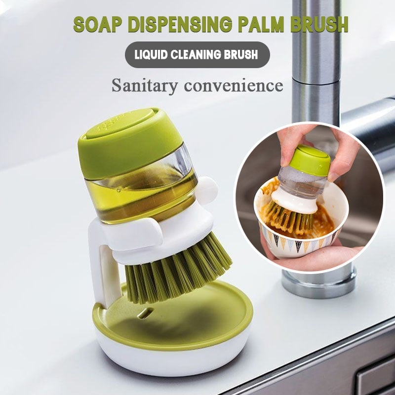 NanoClean™ Refillable Soap Dispensing Washing Up Brush