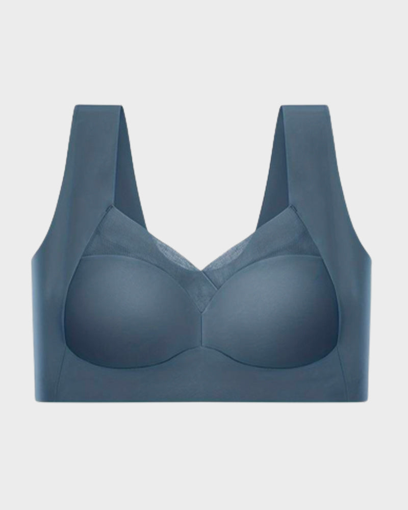 Seamless Wirefree Mesh Comfortable Smoothing Bra