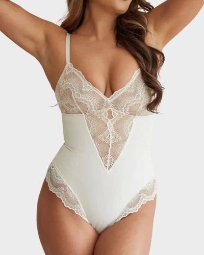 Sculpting Lace Shapewear Bodysuit