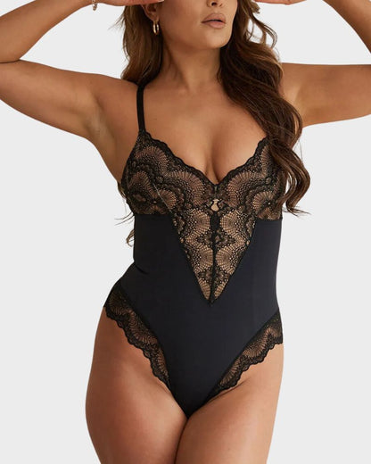 Sculpting Lace Shapewear Bodysuit