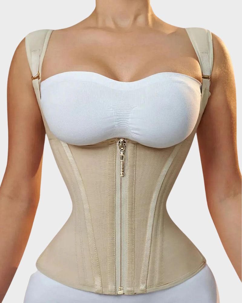 Double Waistband Corset Vest