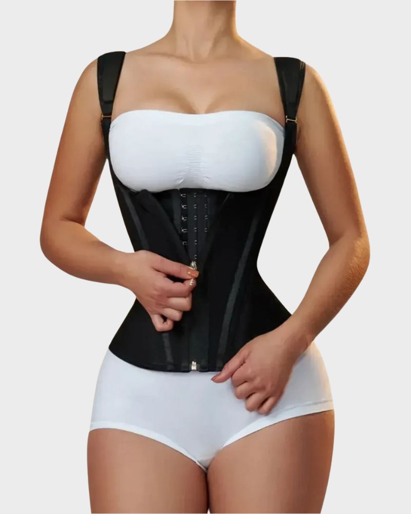 Double Waistband Corset Vest