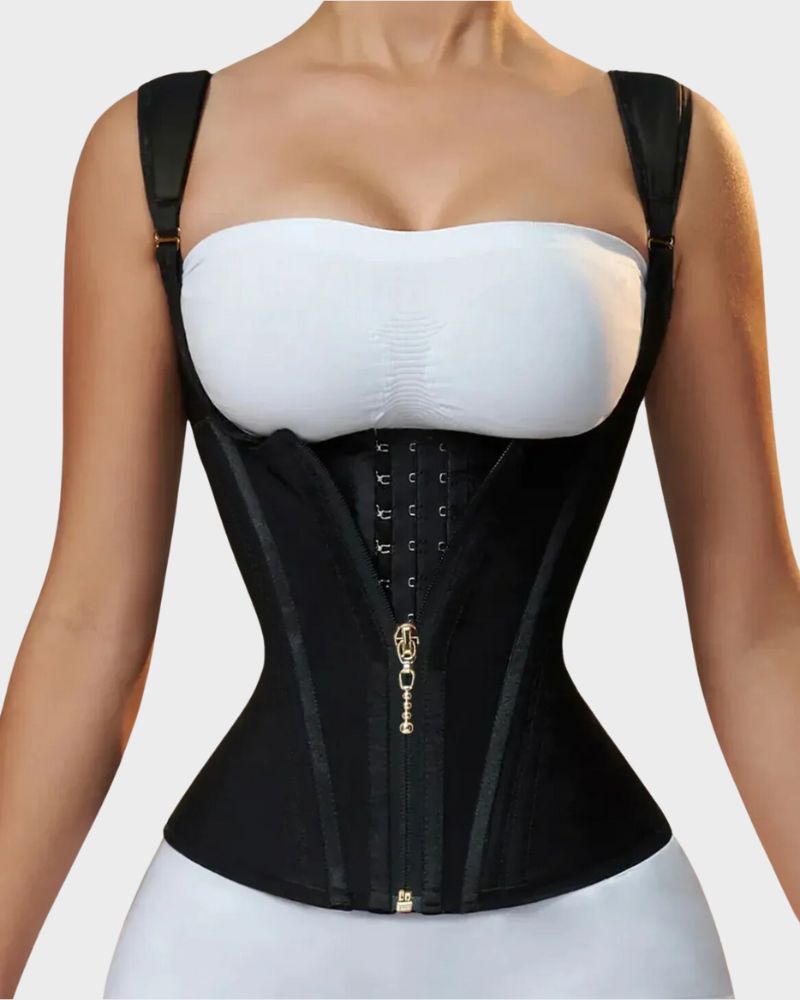 Double Waistband Corset Vest