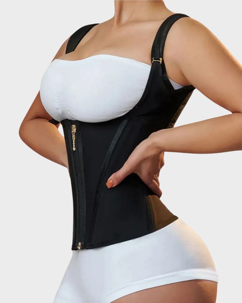 Double Waistband Corset Vest