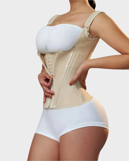 Double Waistband Corset Vest