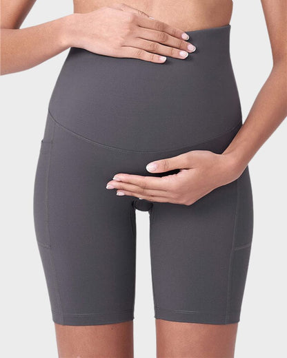 Ultra-Soft Stretchy Maternity Yoga Shorts