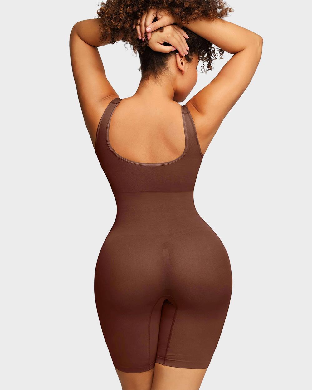 Seamless Sculpting Mid Thigh Bodysuit