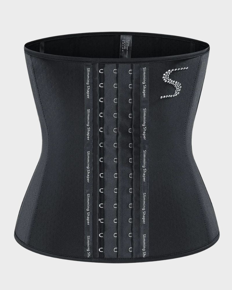 Latex Buckle Waist Restraint Girdle