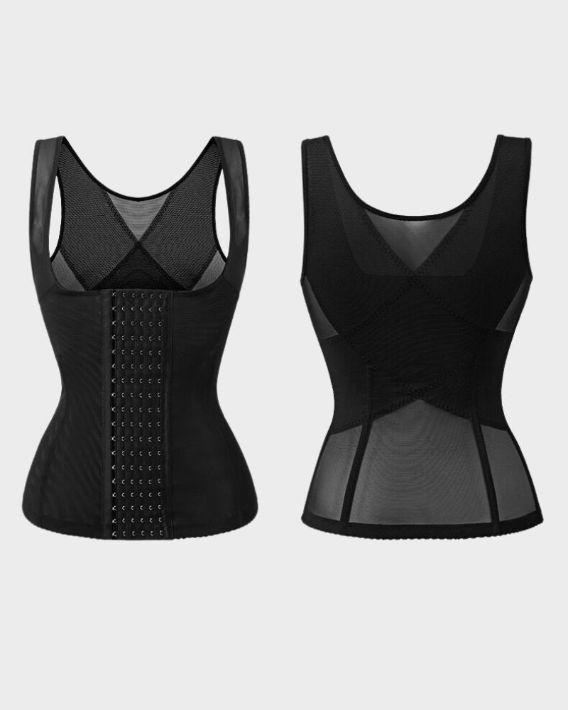 U Neck Latex Vest Shapewear