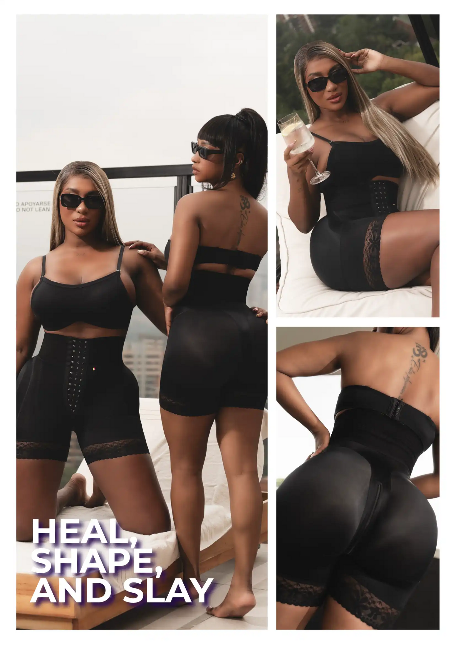 Short | Stage 3 Fajas High-Waisted Compression Shorts