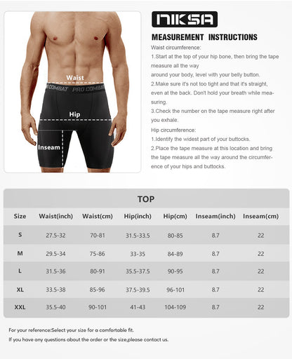 Niksa 4 Pack Compression Shorts Men