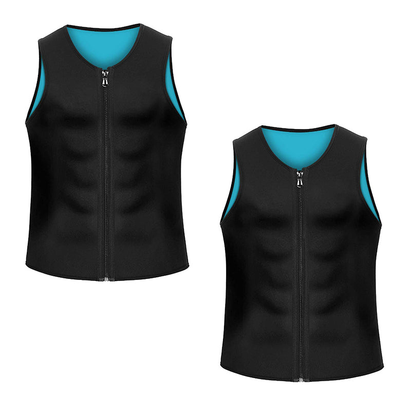 MANSON Gynecomastia Compress Zipper Vest