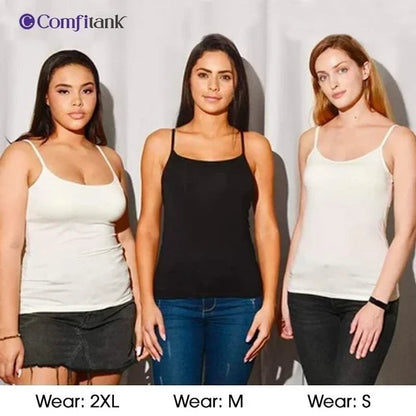 Women Tank Top with Built in Bra Camisole