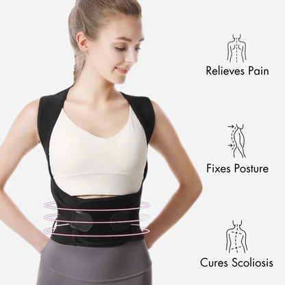 SpineAlign™ Adjustable Back Posture Corrector (Unisex)