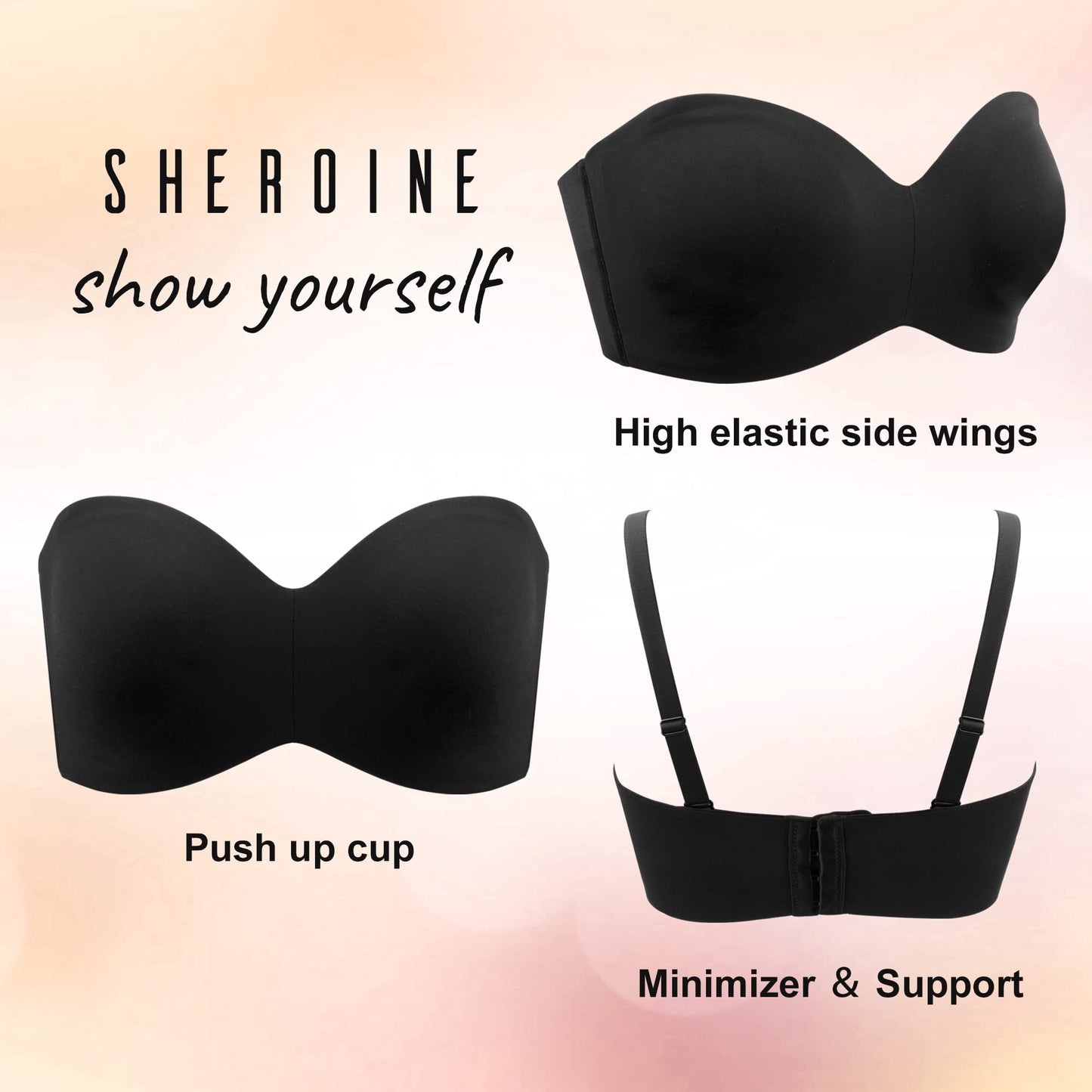 💕Full Support Non-Slip Multi-Way Strapless Bra💥49% OFF!