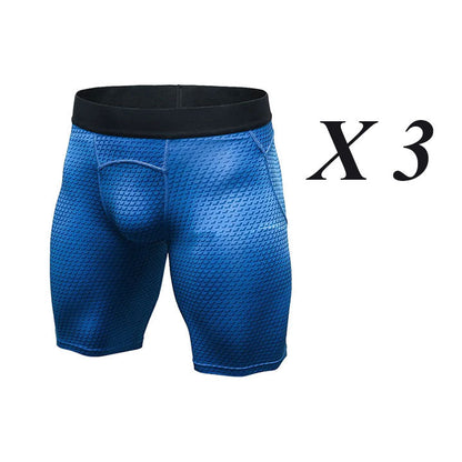 Pack 3 - Fiberfit™ IONIC Energy Field Therapy Compression Shorts