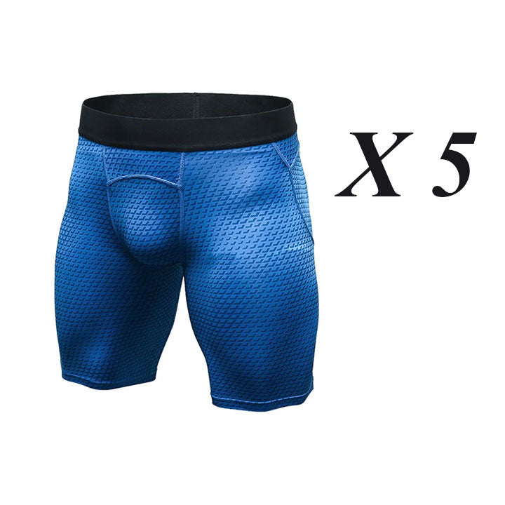 Pack 3 - Fiberfit™ IONIC Energy Field Therapy Compression Shorts