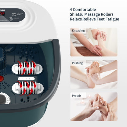 NIKSA Foot Spa Bath Massager with Heat