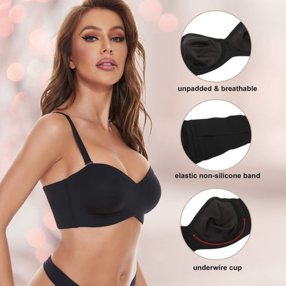 💕Full Support Non-Slip Multi-Way Strapless Bra💥49% OFF!