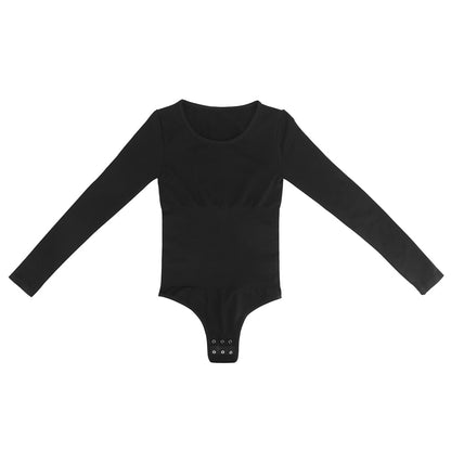 Long Sleeve Thong Bodysuit