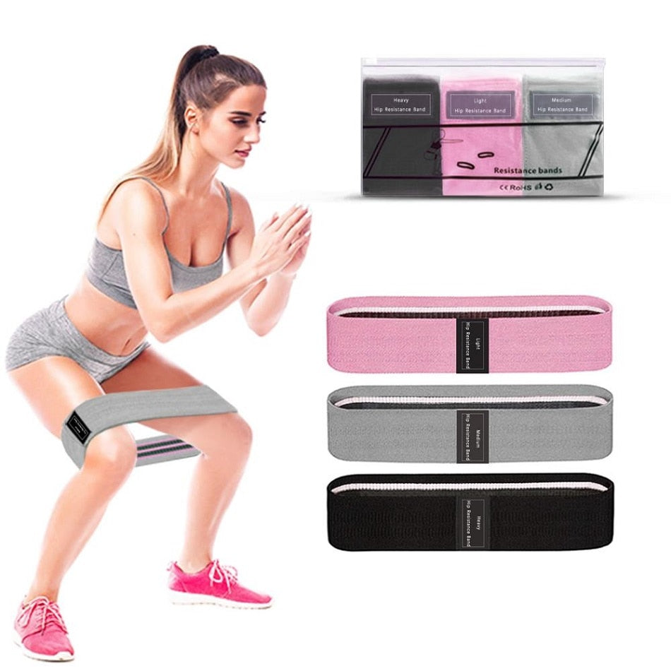 Resistance Bands 3-Piece Set Fitness Rubber Band